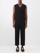 Homme Pliss Issey Miyake - Technical-pleated Jumpsuit - Mens - Black
