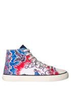 Mens Shoes Paul Smith - Carver Canvas High-top Trainers - Mens - Multi
