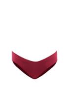 Ladies Beachwear Sara Cristina - Wave Low-rise Bikini Briefs - Womens - Burgundy