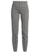 Sonia Rykiel Checked-knit High-waisted Trousers