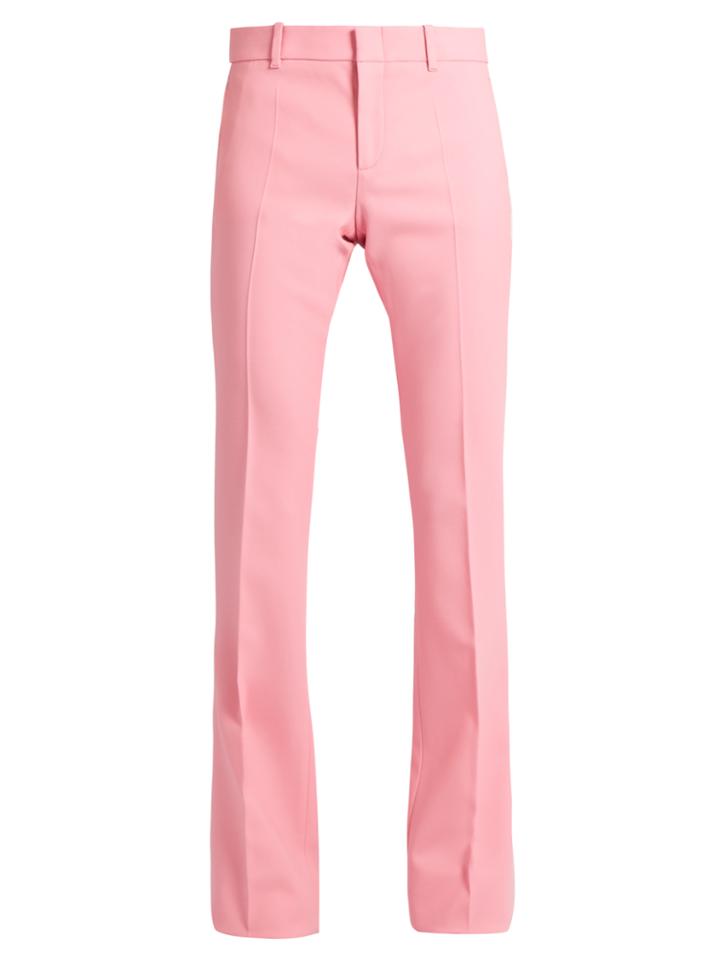 Gucci Flared Wool-blend Trousers