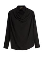 Vivienne Westwood Anglomania Tondo Cowl-neck Draped Top