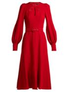 Andrew Gn Cut-out Crepe Midi Dress
