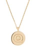 Matchesfashion.com Theodora Warre - Q Charm Gold Plated Necklace - Womens - Gold