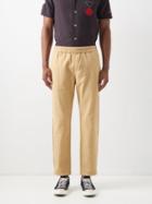 Folk - Elasticated-waist Linen-blend Suit Trousers - Mens - Beige