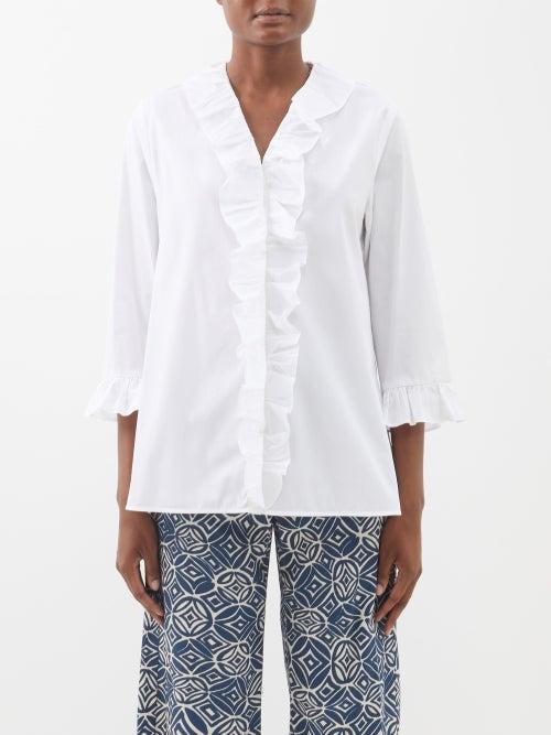 S Max Mara - Zanora Blouse - Womens - White