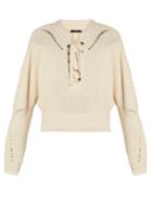 Isabel Marant Laley Lace-up Sweater