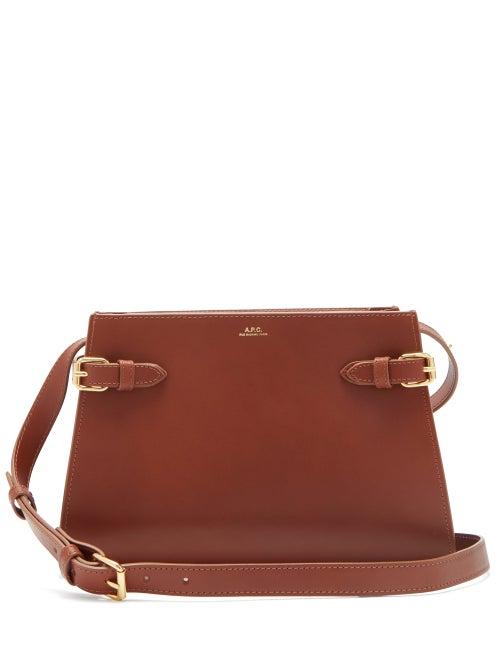 Matchesfashion.com A.p.c. - Charlotte Smooth Leather Cross Body Bag - Womens - Tan