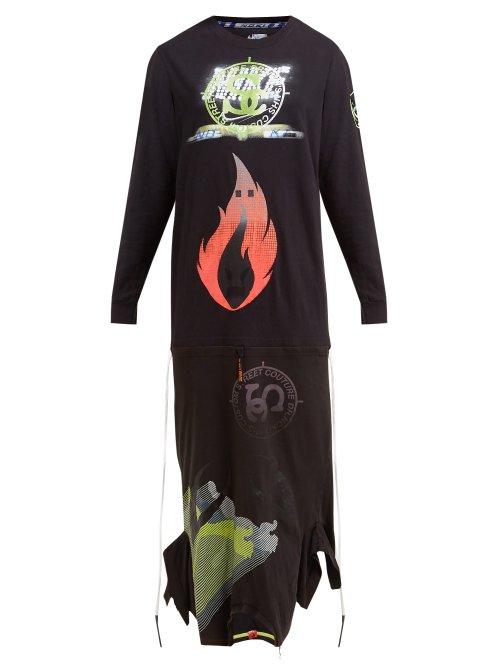 Matchesfashion.com Noki - Customised Street Couture Midi Dress - Womens - Multi