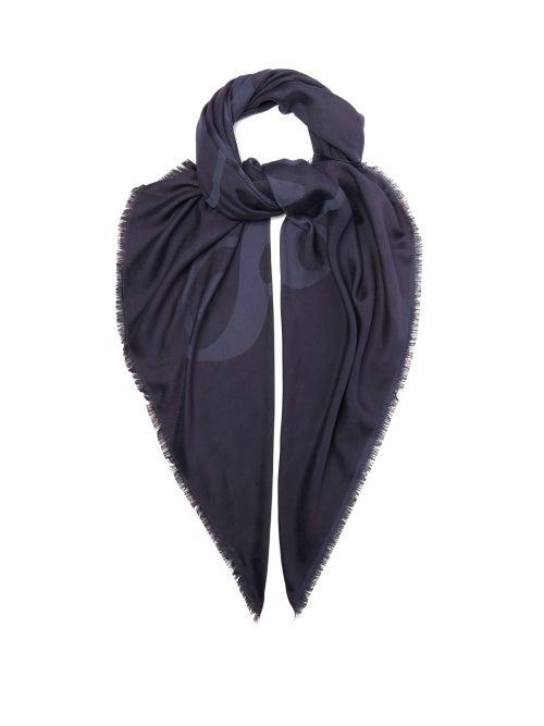 Matchesfashion.com Max Mara - Esule Scarf - Womens - Navy