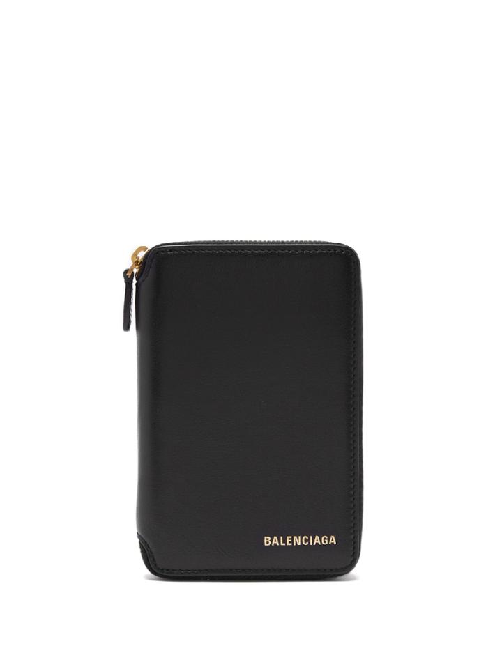 Balenciaga Ville Leather Wallet
