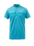 J.lindeberg - Bridge Mono Panelled Jersey Polo Shirt - Mens - Blue