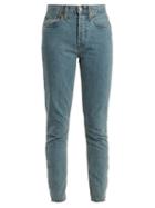 Matchesfashion.com Re/done Originals - High Rise Slim Leg Jeans - Womens - Mid Blue