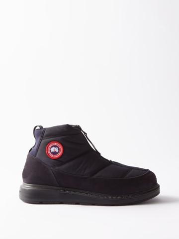 Canada Goose - Crofton Quilted Snow Boots - Mens - Blue
