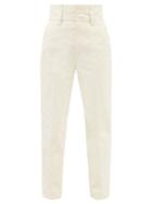 Fendi - Ff-printed High-rise Jeans - Womens - White