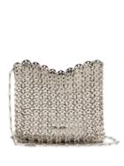 Matchesfashion.com Paco Rabanne - 1969 Iconic Metal Woven Evening Shoulder Bag - Womens - Silver