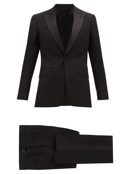 Matchesfashion.com Burberry - Mohair Blend Tuxedo - Mens - Black