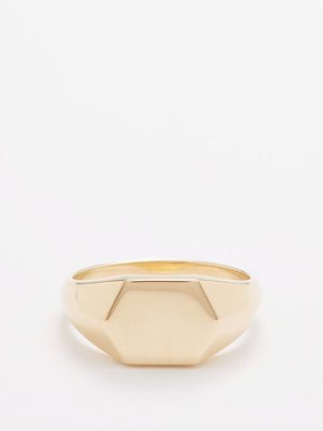 Lizzie Mandler - Hex 18kt Gold Ring - Mens - Gold