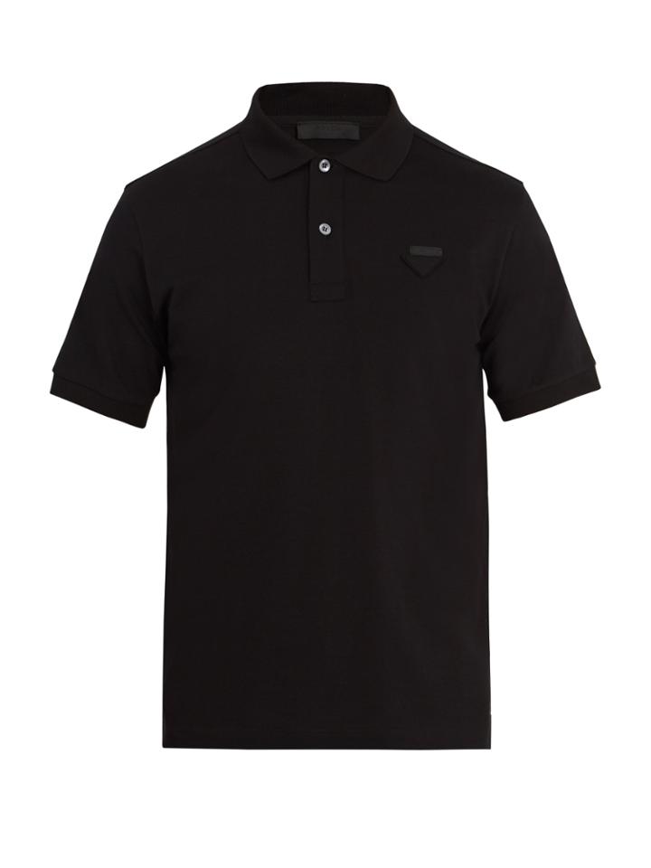 Prada Classic Cotton-piqu Polo Shirt