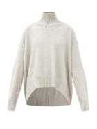 Matchesfashion.com Petar Petrov - Keaton Roll-neck Wool Sweater - Womens - Grey