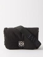 Loewe - Puffer Goya Padded-nylon Shoulder Bag - Womens - Black