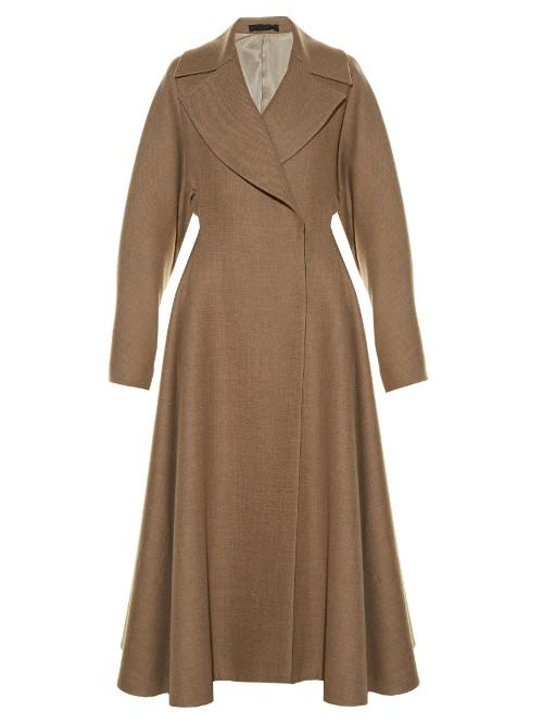 The Row Laug Oversized-lapel A-line Coat
