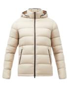 Herno - Hooded Quilted Down Jacket - Mens - Cream