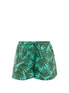 Diane Von Furstenberg Elasticated-waist Stretch-cotton Shorts