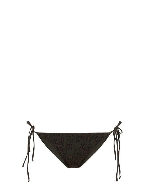 Matchesfashion.com The Upside - Alba Army Leopard Print Bikini Briefs - Womens - Leopard