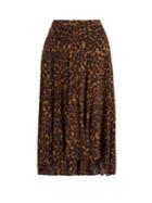 Masscob Leopard-printed Midi Skirt