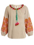 Figue Coco Embroidered Cotton Top