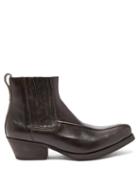 Mens Shoes Our Legacy - Leather Ankle Boots - Mens - Black