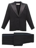 Matchesfashion.com William Vintage - Ysl 1991 Le Smoking Three Piece Suit - Womens - Black