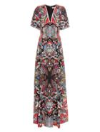 Etro Paisley-print Silk Maxi Dress