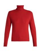 Matchesfashion.com Chlo - Cashmere Roll Neck Sweater - Womens - Red