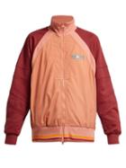 Matchesfashion.com Adidas By Stella Mccartney - Train High Neck Track Top - Womens - Burgundy