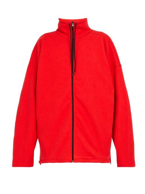 Matchesfashion.com Balenciaga - Lgbtq+ Flag Embroidered Zip Through Track Top - Mens - Red