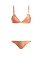 Matchesfashion.com Haight - Low Rise Triangle Bikini - Womens - Beige