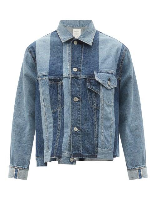 Matchesfashion.com Kuro - Patchworked Denim Jacket - Womens - Denim
