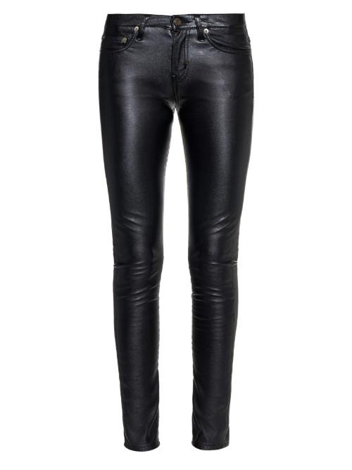 Saint Laurent Low-rise Skinny Faux-leather Trousers