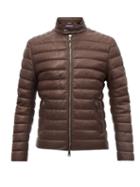 Ralph Lauren Purple Label - Quilted Leather Down Jacket - Mens - Brown