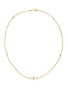 Matchesfashion.com Delfina Delettrez - Diamond, Sapphire & Yellow Gold Necklace - Womens - Gold