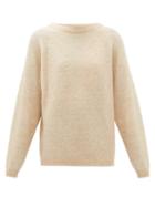 Matchesfashion.com Acne Studios - Moh Ribbed Boat Neck Sweater - Womens - Beige