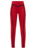 Matchesfashion.com Ernest Leoty - Corset High-rise Leggings - Womens - Red Multi