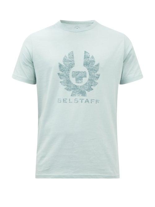 Belstaff - Coteland 2.0 Logo-print Cotton-jersey T-shirt - Mens - Light Green