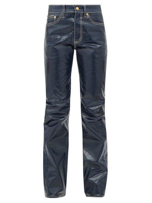Matchesfashion.com Eytys - Cypress Coated Jeans - Womens - Navy