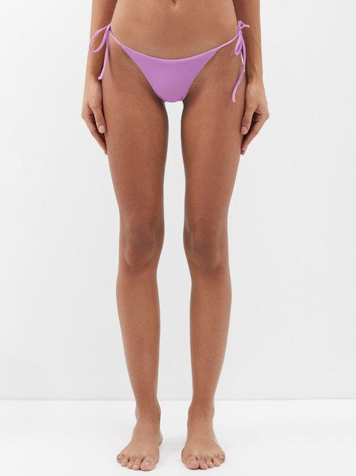 Matteau - The String Recycled-fibre Bikini Briefs - Womens - Bright Pink