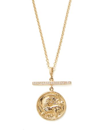 Azlee Animal Kingdom Small Diamond & Gold Necklace