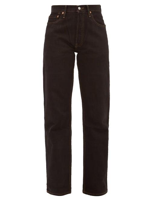 Matchesfashion.com Re/done Originals - 90s Straight Leg Jeans - Womens - Black