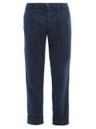 Matchesfashion.com J.w. Brine - New Marshall Cotton Chino Trousers - Mens - Navy